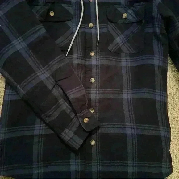 Men’s Wrangler Authentic Long Sleeve Lined Flannel Shirt/jacket Small NWOT - Picture 4 of 5